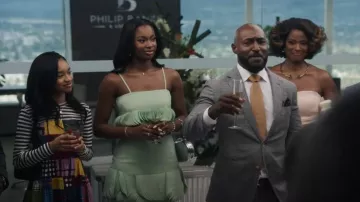 Alexis Natasha Skirt worn by Hilary Banks (Coco Jones) as seen in Bel-Air (S03E02)