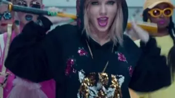 Taylor Swift wears Blind for Love Hoodie in Look What You Made Me Do music video