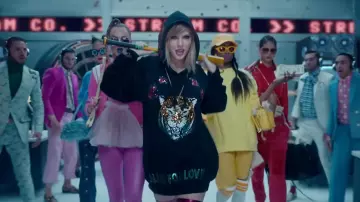 Taylor Swift wears Blind for Love Hoodie in Look What You Made Me Do music video