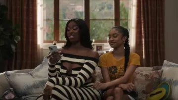 Nanushka Marnin Top worn by Hilary Banks (Coco Jones) as seen in Bel-Air (S03E02)