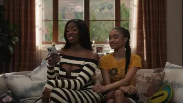 Nanushka Marcha Skirt worn by Hilary Banks (Coco Jones) as seen in Bel-Air (S03E02)