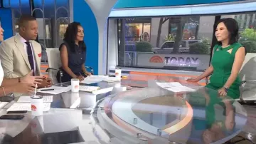 Calvin Klein Cutout Straight-Leg Jumpsuit worn by Vicky Nguyen as seen in Today on August 16, 2024