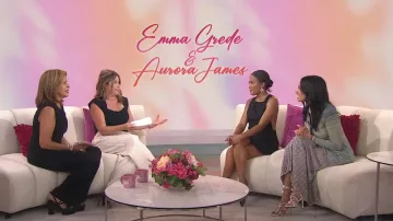 Clergerie Vogue 65mm Leather Sandals worn by Hoda Kotb as seen in Today  with Hoda & Jenna on August 16, 2024