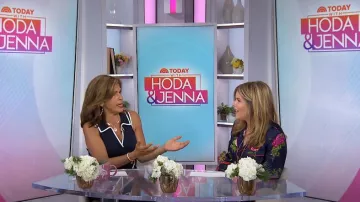 Jennifer Miller Triple Hoop Earrings worn by Hoda Kotb as seen in Today with Hoda & Jenna on  August 19, 2024