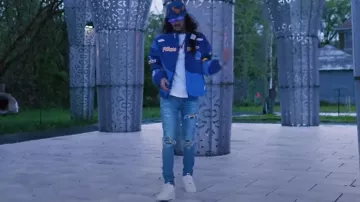 Nike Air Force 1 Low White worn by BabyTron in BabyTron - Brain Fart/Masterpiece (Official Video)