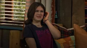Mother Itty Bitty Goodie Cropped T-Shirt worn by Winnie Webber (Shiloh Verrico) as seen in BUNK'D: Learning the Ropes (S07E14)