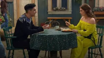 Marcelo Burlon Wings Graphic T-shirt worn by Parker Preston (Trevor Tordjman) as seen in BUNK'D: Learning the Ropes (S07E15)