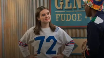Mother The Footballer Graphic Tee worn by Winnie Webber (Shiloh Verrico) as seen in BUNK'D: Learning the Ropes (S07E15)