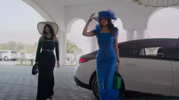 Nana Nana A5 PVC Bag worn by Sara Al Madani as seen in The Real Housewives of Dubai (S02E11)