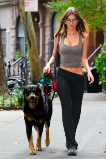 Omgirl Practice Pant worn by Emily Ratajkowski in New York City on August 20, 2024