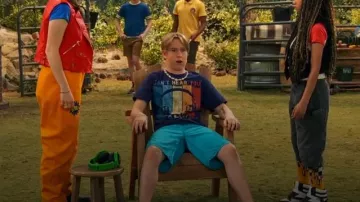 Funny Gaming Shirt Can't Hear You I'm Gaming Funny Gamer T-Shirt worn by Jake Jacobs (Luke Busey) as seen in BUNK'D: Learning the Ropes (S07E17)