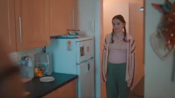 Archive Eat Sh*t Baby T-Shirt worn by Gemma (Aimee Lou Wood) as seen in Daddy Issues (S01E05)