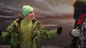 Clsqlxyjzc Winter Windbreaker Warm Thicken Lined Hooded Mountain Snow Coat worn by Jake Jacobs (Luke Busey) as seen in BUNK'D: Learning the Ropes (S07E20)
