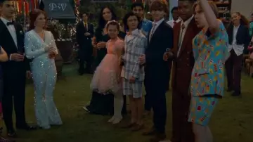 Lola and the Boy s 3D Butterfly Puffy Sleeve Dress worn by Scout (Brandilyn Cheah) as seen in BUNK'D: Learning the Ropes (S07E22)
