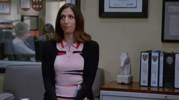 Topshop Eraser Striped Knitted Top of Gina Linetti (Chelsea Peretti) in Brooklyn Nine-Nine (S03E03)