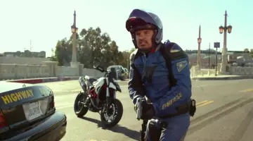 La Ducati Hypermotard 939 de Frank Poncherello (Michael Peña) dans CHIPs