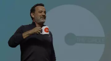 The mug with The Circle of Eamon Bailey (Tom Hanks) in The Circle