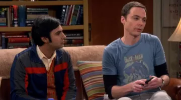 La boite à mouchoirs Rubik's Cube de Sheldon Cooper (Jim Parsons) dans The  Big Bang Theory S09E07
