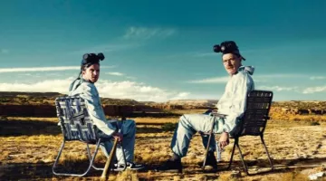 the combination in white of Walter White ( Bryan Cranston ) in Breaking Bad
