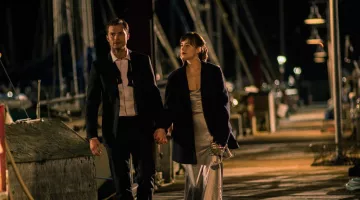 Anastasia Steele (Dakota Johnson) René Caovilla Zapatos en 50 tonos más oscuros