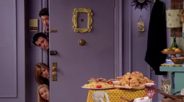 The Yellow Frame on Monica's door in Friends