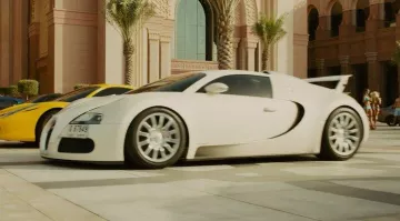 The Bugatti of Roman Pierce (Tyrese Gibson) in Fast & Furious 7