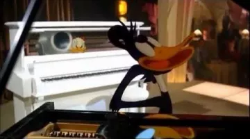 The white piano of Donald in Who wants the skin of Roger Rabbit
