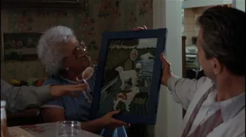 A painting of Tommy's mom and Jimmy (Robert De Niro) in Goodfellas