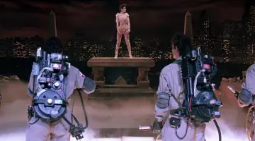 The back­pack to wear the pro­ton pack in Ghost­bus­ters