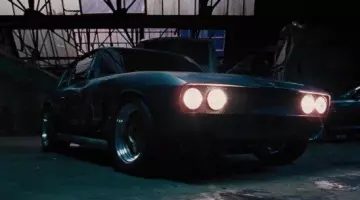 The Jensen Interceptor car driven by Letty Toretto (Michelle Rodriguez) in the movie Fast & Furious 6