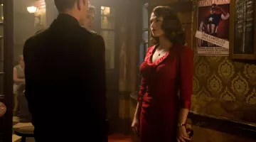 Watch worn by Agent Peggy Car­ter (Hay­ley Atwell) in Captain America: First Avenger