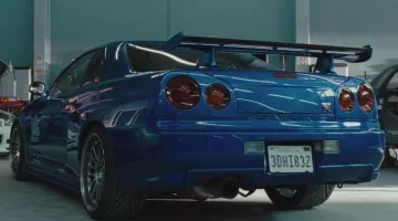 The Nissan SKyline de Brian O'conner (Paul Walker) in Fast & the Furious 4