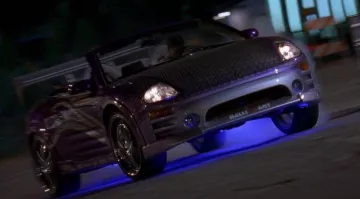The Mitsubishi Eclipse of Roman Pierce (Tyrese Gibson) in 2 Fast 2 Furious