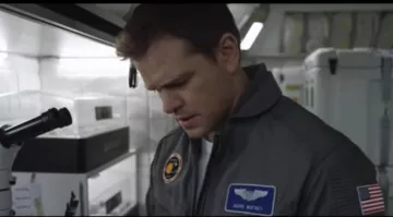 Mark Watney (Matt Damon) NASA Patch in The Martian