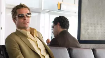 Oliver Peoples Sunglasses worn by Robert Ryan / Rusty (Brad Pitt) as seen in Ocean's Thirteen
