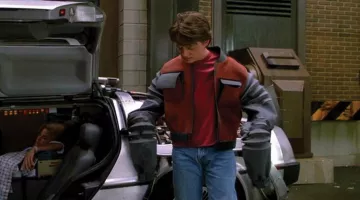 Chaqueta coleccionable del futuro usada por Marty McFly (Michael J. Fox) en Back to the Future Part II