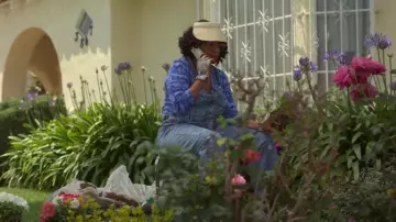 We The Free Ziggy Denim Overalls Powder Blue worn by Mama Lu (Pauletta Washington) as seen in Reasonable Doubt (S02E01)