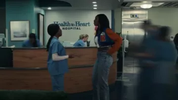 Rag & Bone Harlow Embellished Jeans worn by Hilary Banks (Coco Jones) as seen in Bel-Air (S03E04)