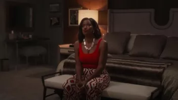 Alice + Olivia Trish Pants worn by Vivian Banks (Cassandra Freeman) as seen in Bel-Air (S03E04)