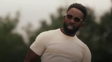 Ted Baker Tiltz Wool Quarter Zip Pullover worn by Geoffrey Thompson (Jimmy Akingbola) as seen in Bel-Air (S03E04)