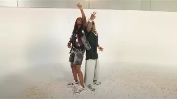 Balenciaga Grey Super Baggy Sweatshorts worn by Lil Wayne in Flau'jae, Lil Wayne - Came Out A Beast (Official Music Video)