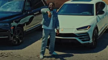 Nike Air Force 1 Low White portée par Tee Grizzley dans Tee Grizzley - Detroit (Feat. 42 Dugg) [Vidéo officielle]