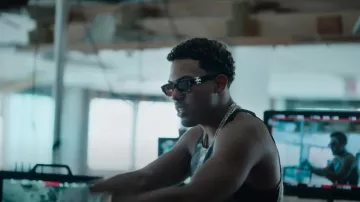 Gafas de sol Cutler And Gross Brown Tortoiseshell & Orange Eagle usadas por Myke Towers en Myke Towers - HASTA LA VISTA (Video Oficial)