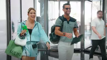 Prada Terry Cloth Hooded Jacket worn by Caroline Stanbury as seen in The Real Housewives of Dubai (S02E12)