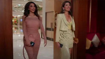 Gucci Bamboo 1947 Mini Top Handle Bag worn by Sara Al Madani as seen in The Real Housewives of Dubai (S02E12)