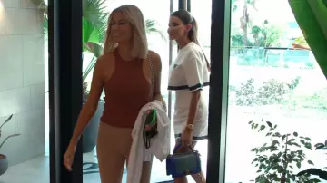 The Andamane Sadie Tank Top worn by Caroline Stanbury as seen in The Real Housewives of Dubai (S02E12)