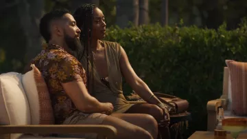 ViX Cindy Short Cover Up Dress Up portée par Tiana (Melanie Liburd) comme on le voit dans Bel-Air (S03E07)