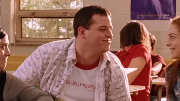 I See Ugly People Premium T-shirt worn by Damian (Daniel Franzese) as seen in Mean Girls