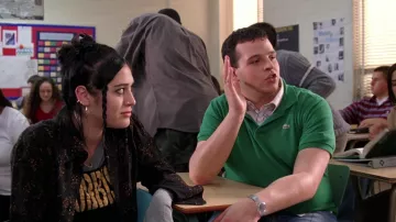 Lacoste Green Polo Shirt worn by Damian (Daniel Franzese) as seen in Mean Girls