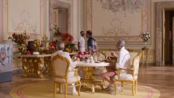 Adidas Originals Trefoil Cushioned Mid-crew Socks worn by Zeus (Jeff Goldblum) as seen in KAOS (S01E01)